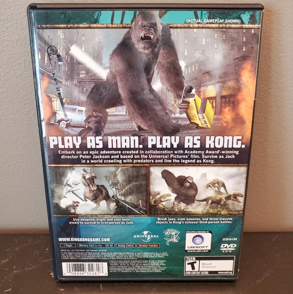 Peter Jackson's King Kong: The Official Game of the Movie (Sony Playstation 2)